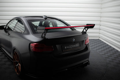 Carbon Spoiler With External Brackets Uprights + LED BMW M2 F87 / 2 / 2 M-Paket F22