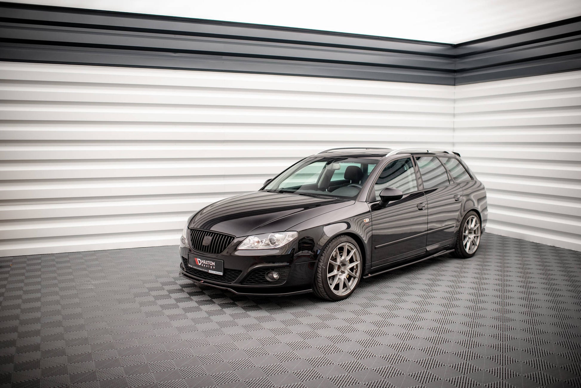 Seitenschweller Ansatz für Seat Exeo Carbon Look
