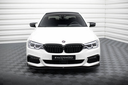Front Ansatz V.2 für BMW 5er M-Paket / M550d / M550i G30/ G31 M-Paket schwarz Hochglanz