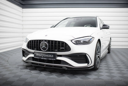 Front Ansatz V.1 für Mercedes-Benz C AMG-Line / 43 AMG W206 schwarz Hochglanz