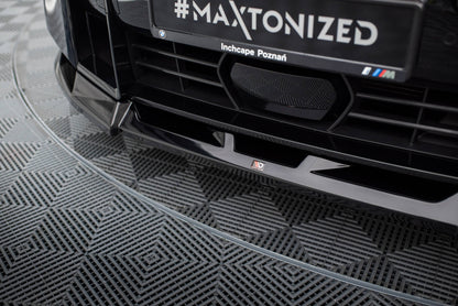 Front Ansatz V.2 für BMW XM G09 schwarz Hochglanz