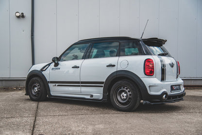 Seitenschweller Ansatz für Mini Countryman Mk1 JCW  schwarz Hochglanz