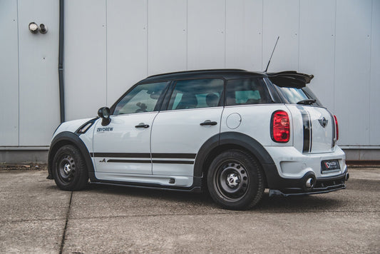 Seitenschweller Ansatz für Mini Countryman Mk1 JCW  schwarz Hochglanz