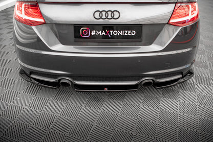 Heckansatz Audi TT S-Line 8S schwarz Hochglanz