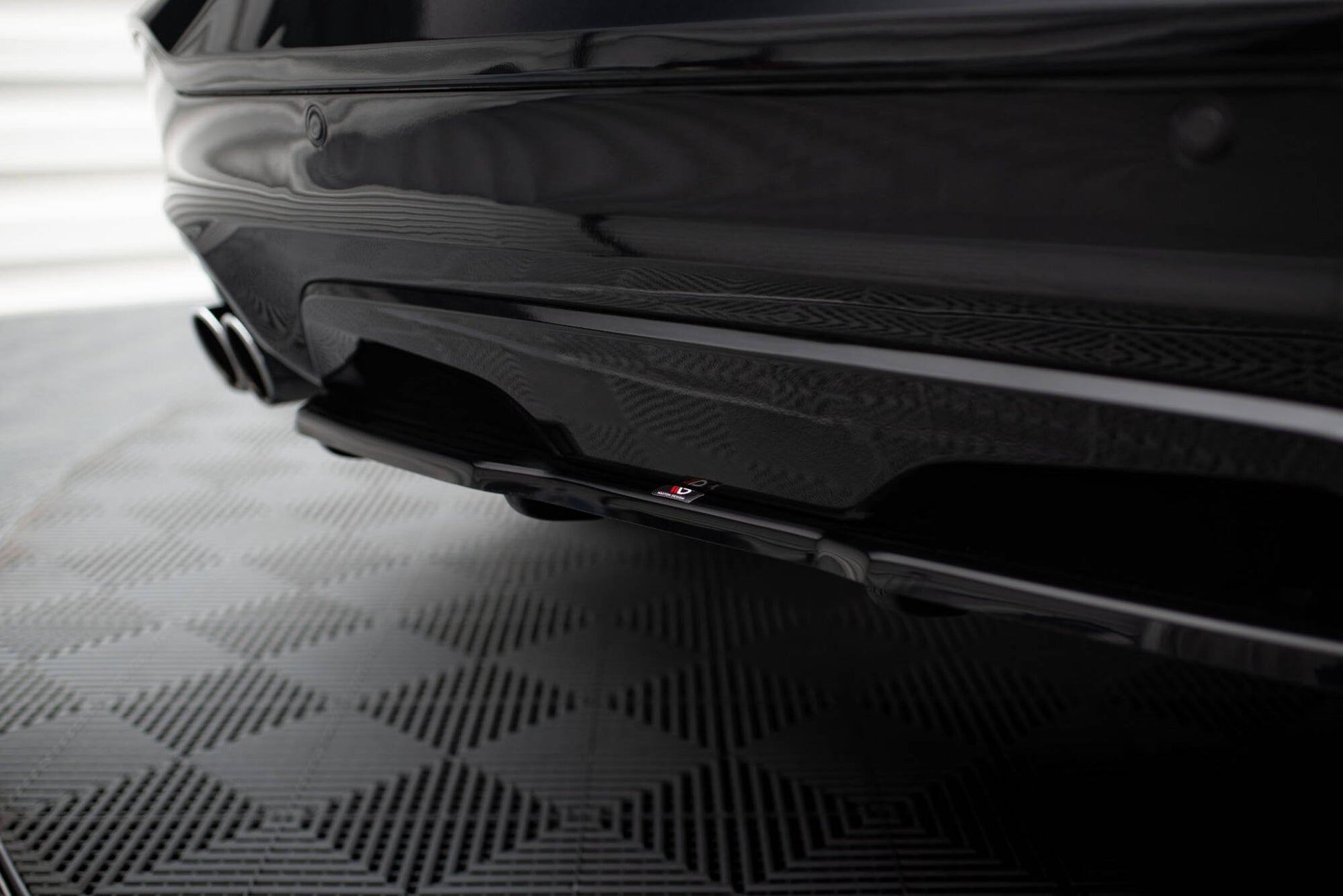 Heckansatz BMW X4 M Paket DTM LOOK schwarz Hochglanz