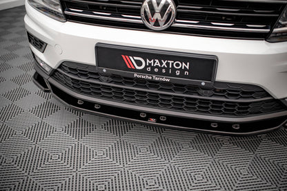 Front Ansatz für Volkswagen Tiguan Mk2 schwarz matt