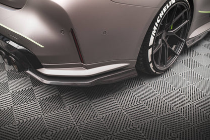 Prepreg Carbon Fiber Heck Ansatz Flaps Diffusor für BMW M4 G82 / G82 Facelift