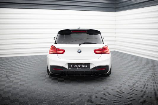 BMW 1er F20/F21 M-POWER FACELIFT - Diffusor Heck Ansatz für Heckschürze V.1 für