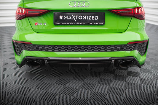 Prepreg Carbon Fiber Diffusor Heck Ansatz für Audi RS3 8Y