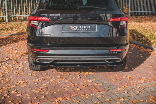 Heckansatz Skoda Karoq Sportline schwarz Hochglanz