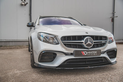 Front Ansatz V.2 für Mercedes-Benz E63 AMG Kombi/Limousine S213/W213 schwarz Hochglanz