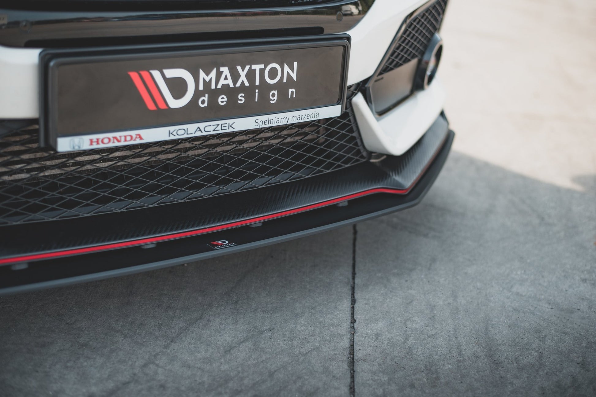 Street Pro Front Ansatz für V.2 für Honda Civic Type R Mk10