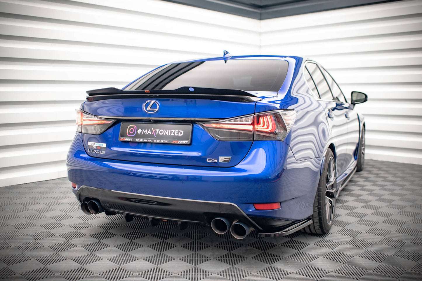 Spoiler CAP für Lexus GS F Mk4 Facelift Carbon Look