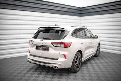 Heck Ansatz Flaps Diffusor für Ford Kuga ST-Line Mk3 Carbon Look