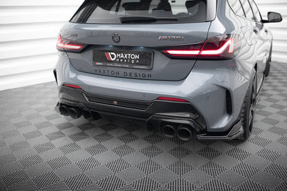 Diffusor Heck Ansatz V.2 für BMW 1er F40 M-Paket/ M135i schwarz Hochglanz