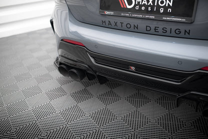 Diffusor Heck Ansatz V.2 für BMW 1er F40 M-Paket/ M135i schwarz Hochglanz