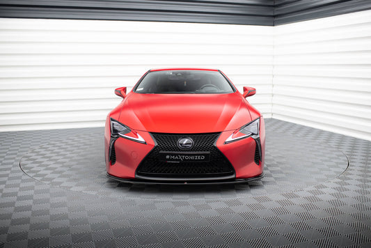 Front Ansatz V.2 für Lexus LC 500 schwarz Hochglanz