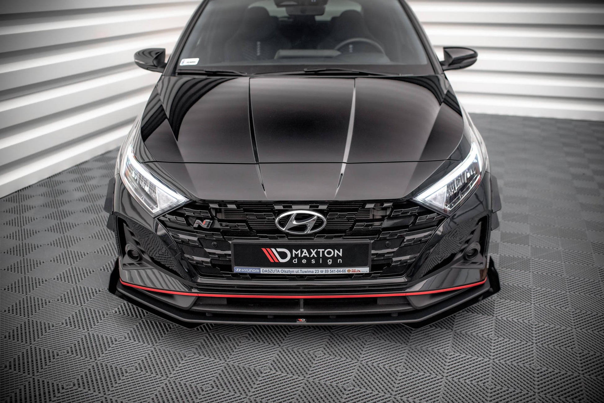 Stoßstangen Flaps Wings vorne Canards für Hyundai I20 N Mk3