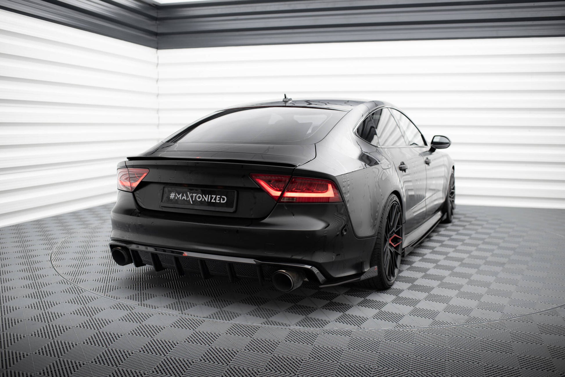 Diffusor Heck Ansatz für Audi A7 S-Line C7