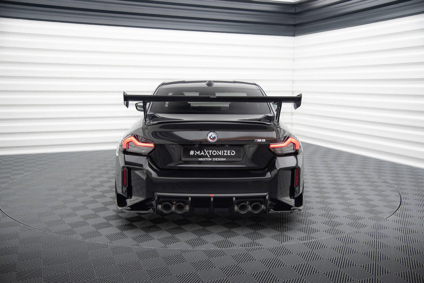 Carbon Fiber Spoiler With External Brackets Uprights +LED light BMW M2 G87 / M240i / 2 M-Paket / 2 Standard G42