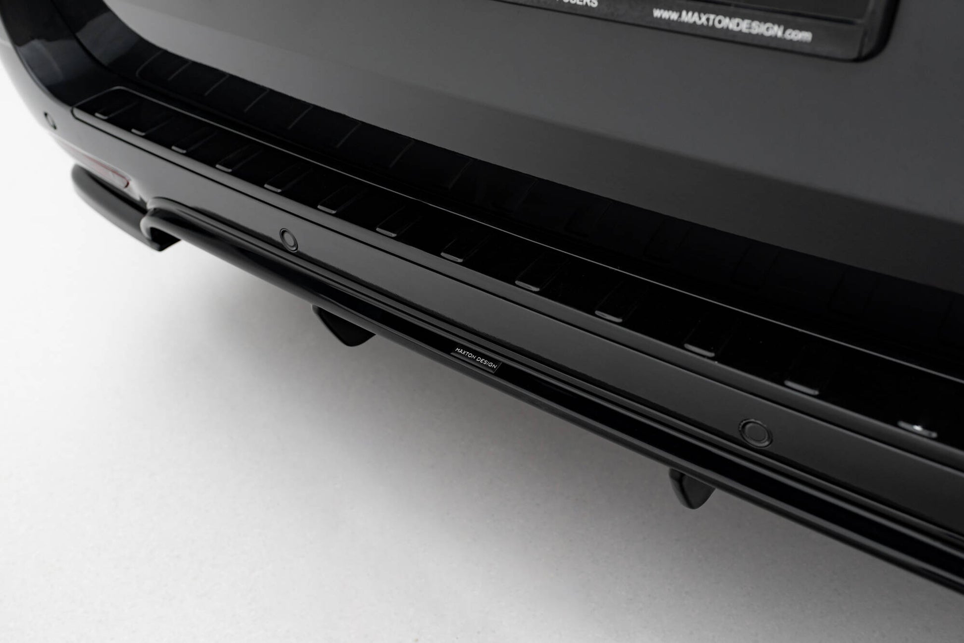 Diffusor Heck Ansatz für Mercedes-Benz V-Klasse AMG-Line W447 Facelift  schwarz Hochglanz
