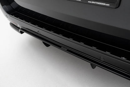 Diffusor Heck Ansatz für Mercedes-Benz V-Klasse AMG-Line W447 Facelift  schwarz Hochglanz