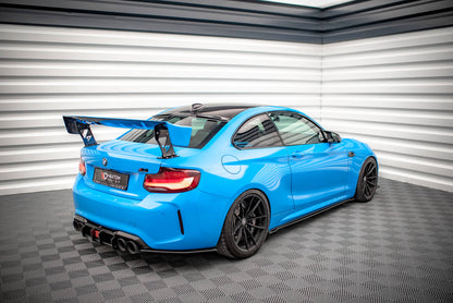 Heckscheiben Spoiler für BMW M2 F87 schwarz Hochglanz