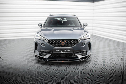 Front Ansatz V.4 für Cupra Formentor Mk1 schwarz Hochglanz