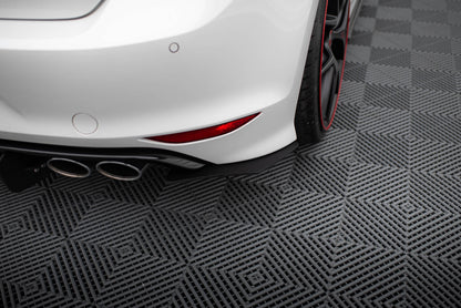 VW GOLF 7 R HATCHBACK Diffusor Heck Ansatz für Heckschürze für & Heck Ansatz Flaps Diffusor für