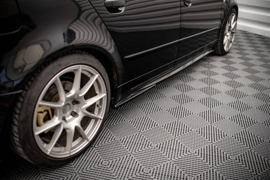 Seitenschweller Ansatz für Seat Exeo Carbon Look