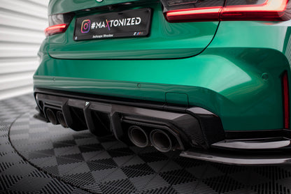 Prepreg Carbon Fiber Diffusor Heck Ansatz für BMW M3 Limousine / Touring G80 / G81