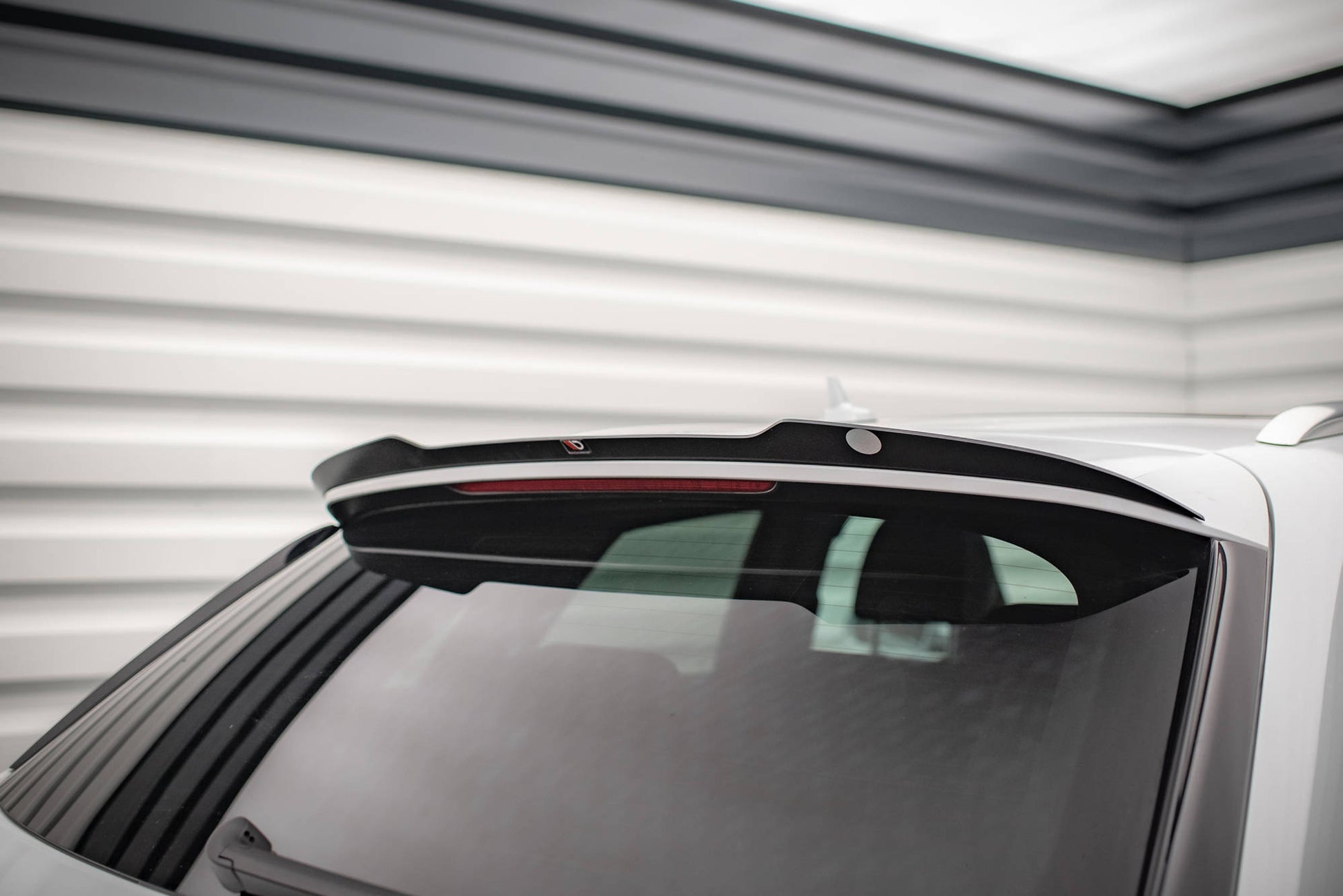 Spoiler CAP für Audi Q3 8U Facelift Carbon Look
