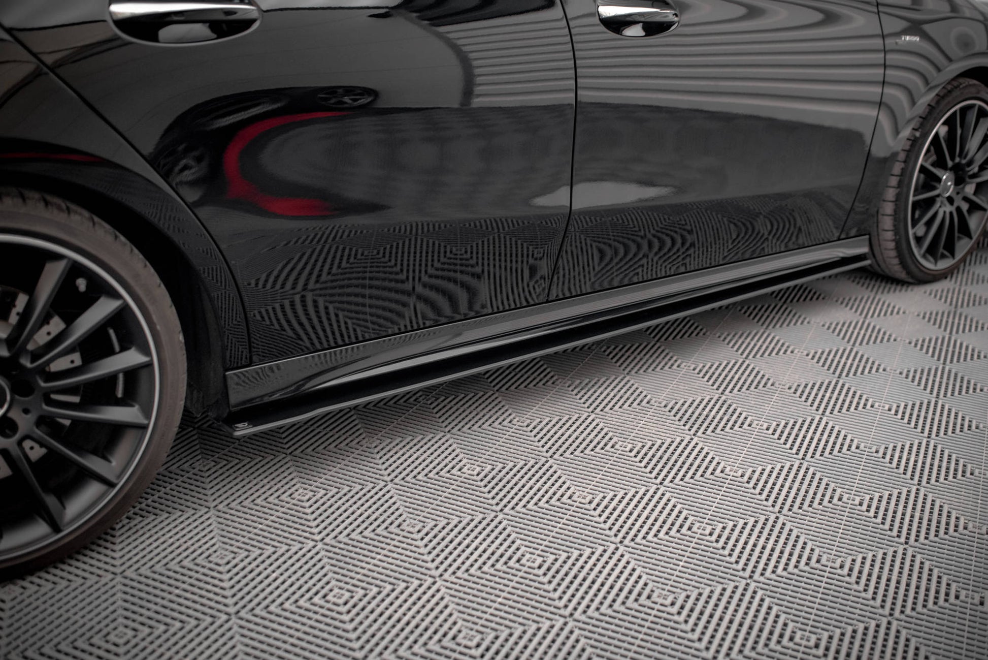 Street Pro Seitenschweller Ansatz für Mercedes A35 AMG / AMG-Line Aero Pack W177