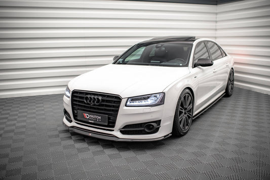 Front Ansatz V.2 für Audi S8 D4 FL schwarz Hochglanz