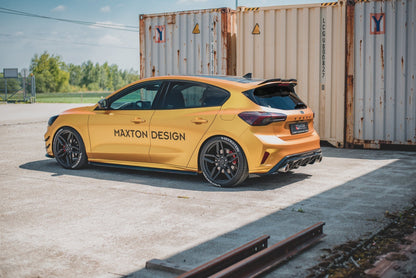 Spoiler CAP V.1 für Ford Focus Hatchback ST Mk4 schwarz Hochglanz