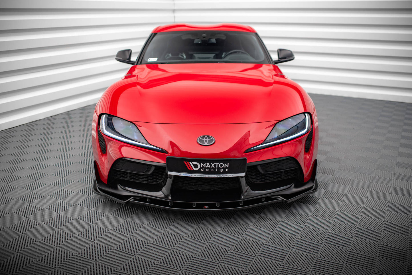 Front Ansatz V.4 für Toyota Supra Mk5 schwarz Hochglanz