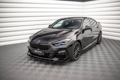 Front Ansatz V.2 für BMW 2 Gran Coupe M-Paket / M235i F44 schwarz Hochglanz