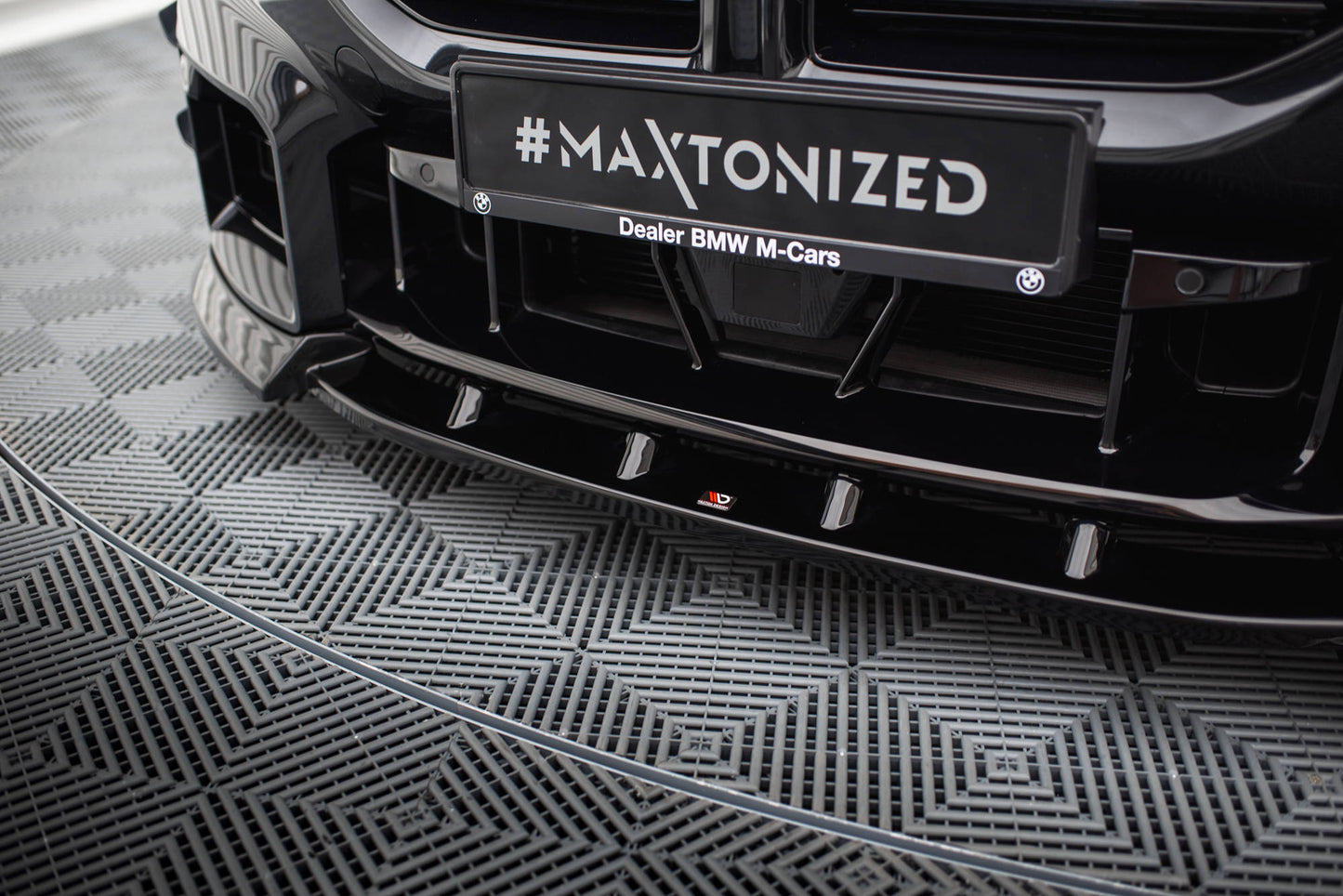 Front Ansatz V.3 für BMW M2 G87 schwarz Hochglanz