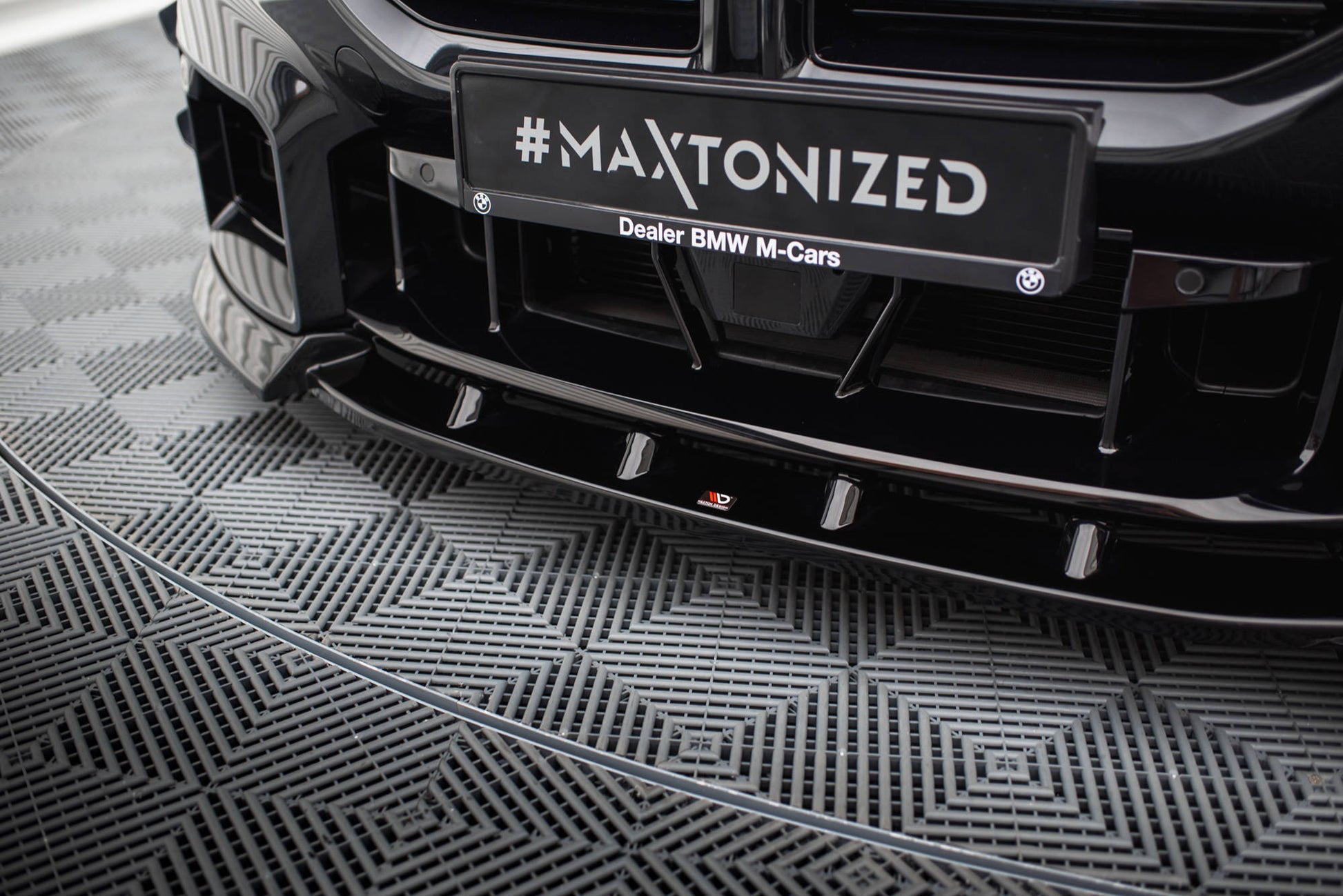 Front Ansatz V.3 für BMW M2 G87 schwarz Hochglanz