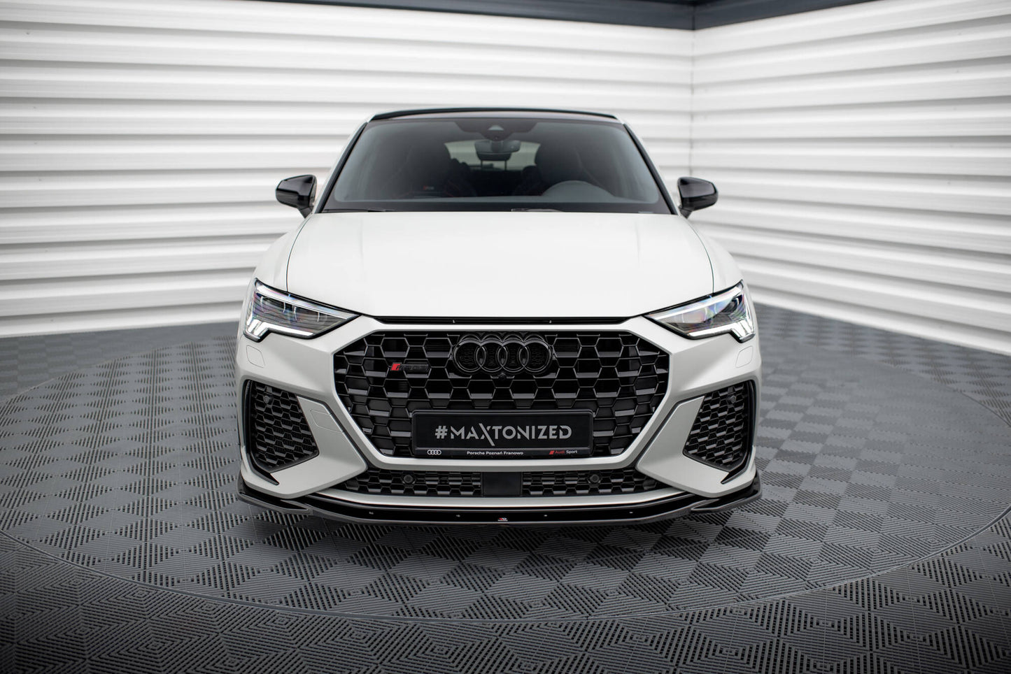 Front Ansatz V.2 für Audi RSQ3 F3 schwarz Hochglanz