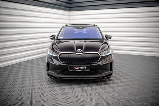 Front Ansatz V.3 für Skoda Enyaq iV Carbon Look
