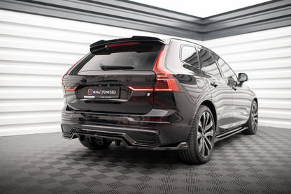 Spoiler CAP für Volvo XC60 Mk2 R-Design schwarz matt