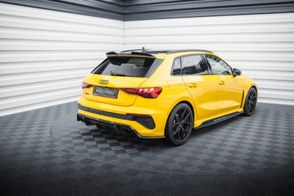 Prepreg Carbon Fiber Heck Ansatz Flaps Diffusor für Audi RS3 Sportback 8Y