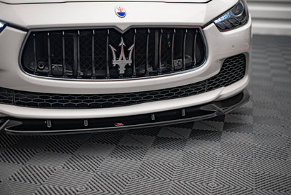 Front Ansatz V.2 für Maserati Ghibli Mk3 schwarz Hochglanz