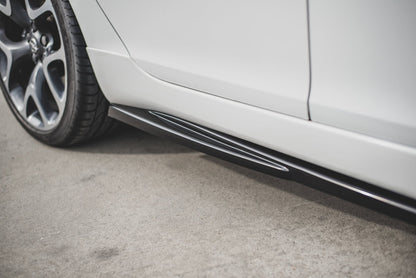 Seitenschweller Ansatz für Opel Insignia Mk. 1 OPC  schwarz Hochglanz