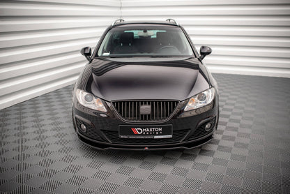 Front Ansatz V.2 für Seat Exeo schwarz Hochglanz