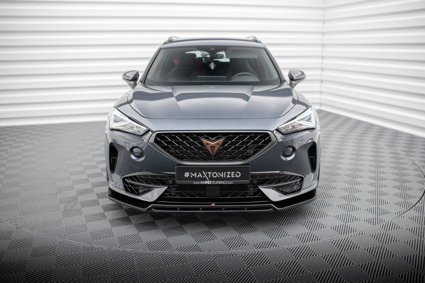 Front Ansatz V.5 für Cupra Formentor Mk1 schwarz Hochglanz