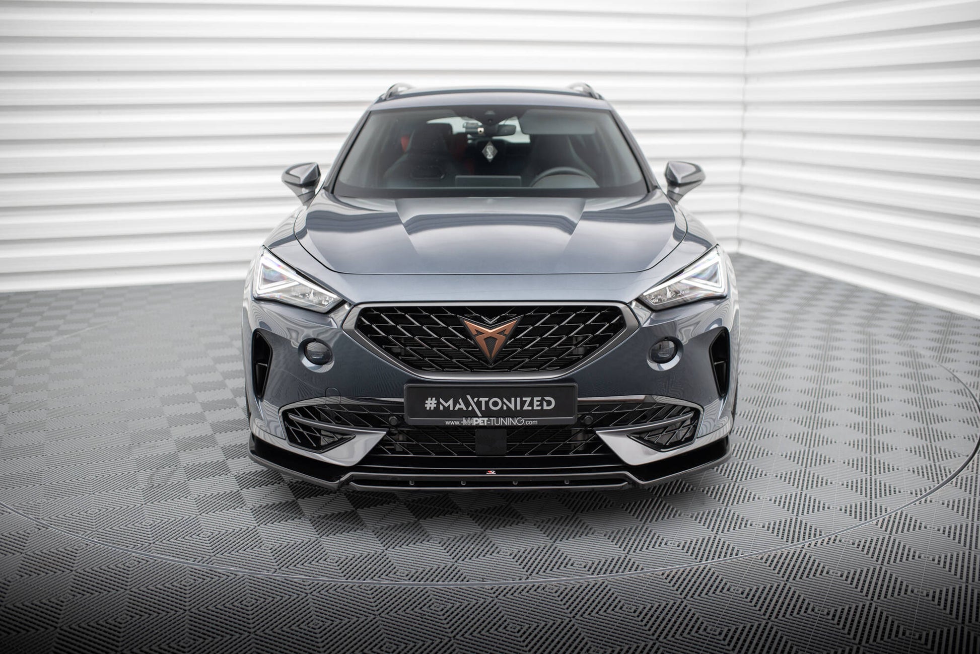 Front Ansatz V.5 für Cupra Formentor Mk1 schwarz Hochglanz