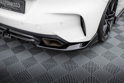 Mittlerer Cup Diffusor DTM Look Heck Ansatz für BMW Z4 M40i G29 schwarz Hochglanz