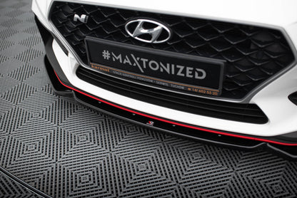 Front Ansatz V.6 + Flaps für Hyundai I30 N Mk3 Hatchback/Fastback